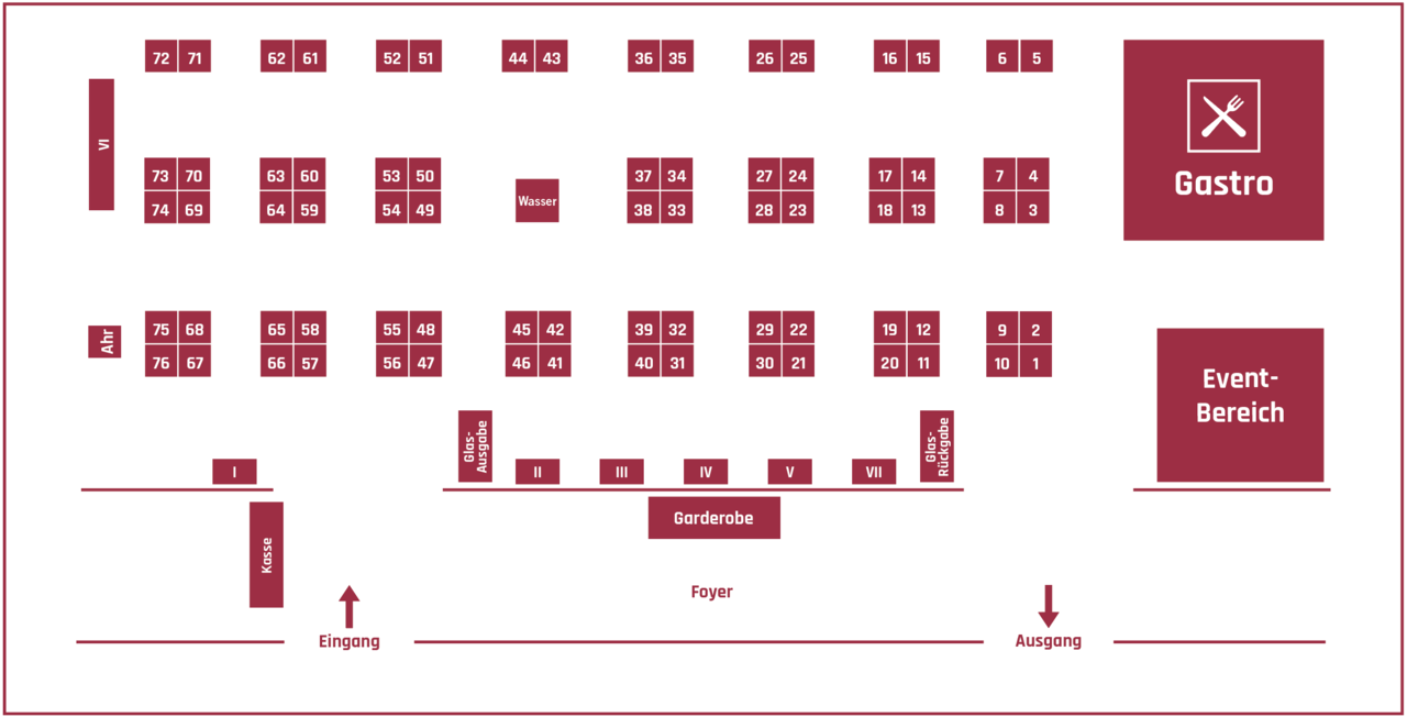 Standplan Halle 5