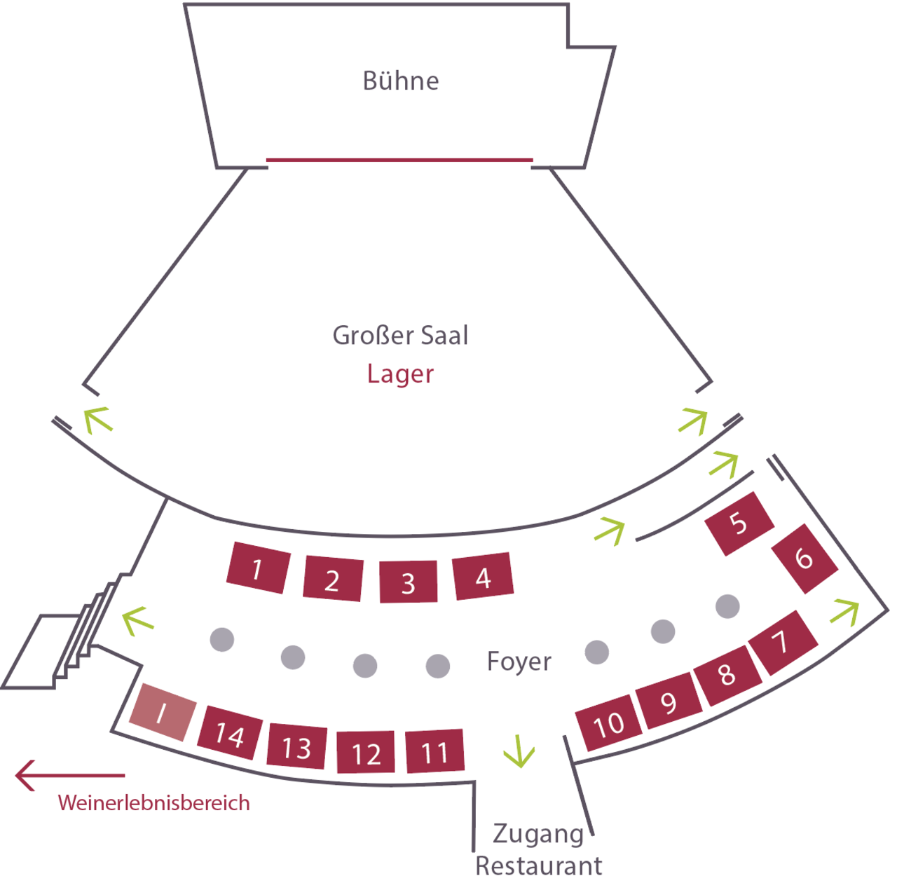 Lageplan Stadthalle